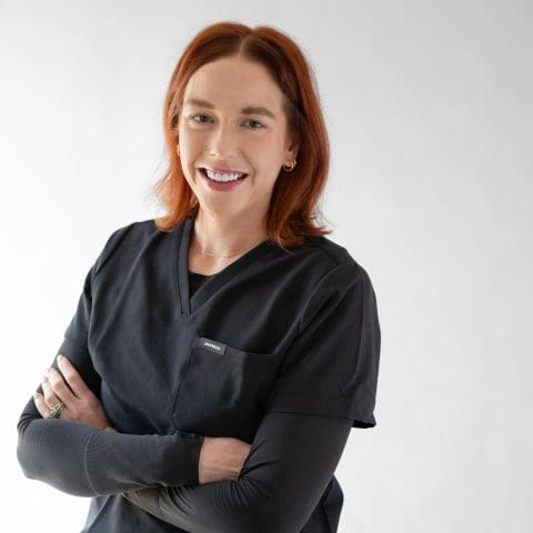A woman at a medical spa, headshot