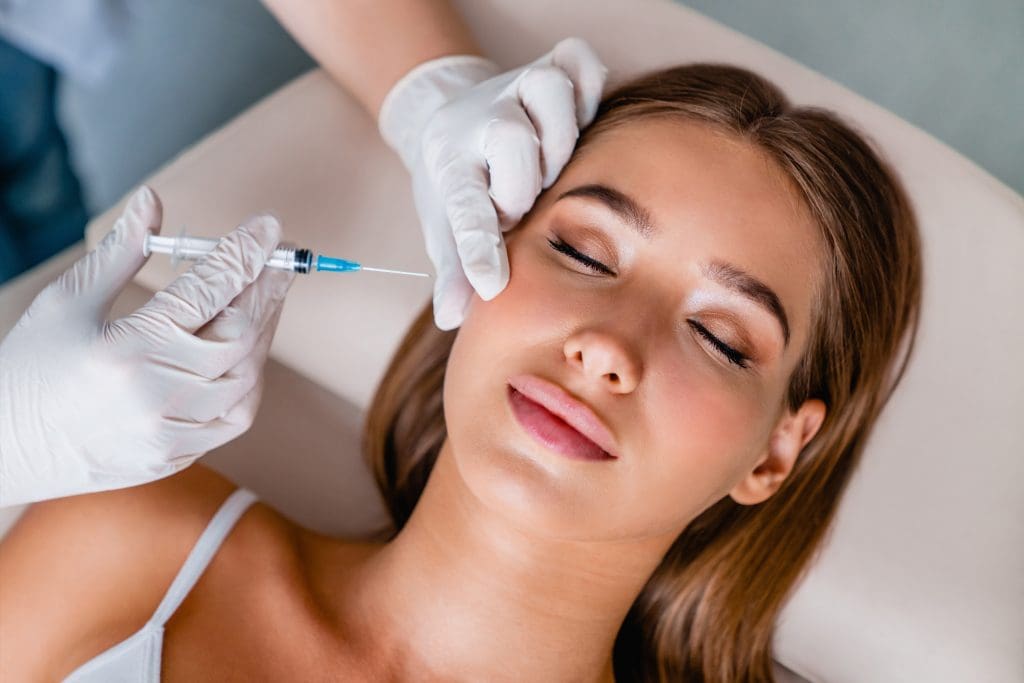 PRANA injector administering tox treatment